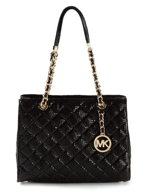 michael kors quilted tote sasannah|Michael Kors.